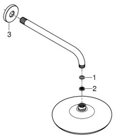 GROHE 26412000 - TEMPESTA 210 zuhanyfej 286 mm, fényes króm