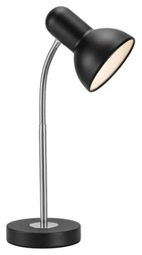 NORDLUX Texas asztali lámpa, fekete, E27, max. 60W, 12.5cm átmérő, 47615003