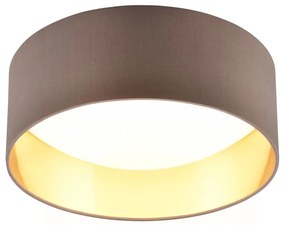 Világosbarna LED mennyezeti lámpa ø 30 cm Locarno – Trio