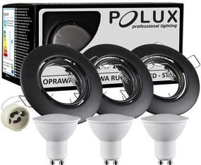 Polux OLIN 306227 Beépíthető spotlámpa 1x3,5W/GU10 3000K 250LM IP20