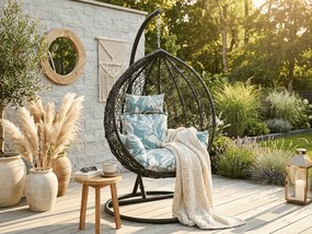 Párna függőszékhez KOKON, zöld-fehér