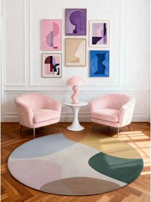 Kézi szövésű gyapjú kerek szőnyeg ø 160 cm Hackney Clarissa – Ted Baker