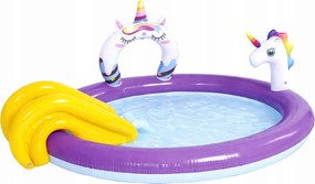 Felfújható Medence Gyerekeknek 195 x 195 x 76 cm Sunclub Csúszdával