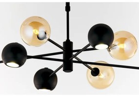 Jupiter 1994 - Csillár rúdon MOKA 4xGU10/10W/230V + 4xG9/10W/230V fekete/bézs