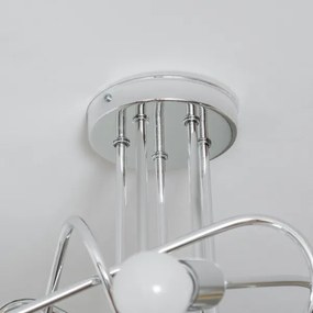 Felületre szerelhető csillár OXFORD 5xE27/15W/230V fényes króm