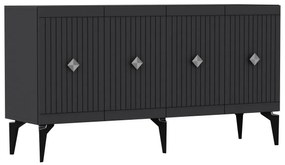 Midas Anthracite and Silver szekrény