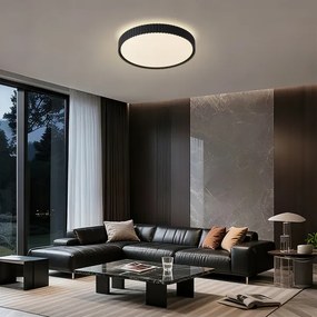 Brilagi - LED dimmelhető mennyezeti lámpa ORINO LED/54W/230V 3000-6000K fekete átm. 43 cm + távirányító