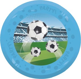 Focis Soccer Fans micro prémium műanyag lapostányér 4 db-os szett 21 cm
