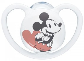 Baba cumi Space NUK 6-18h Disney Mickey Mouse fehér, vel. 6-18 h