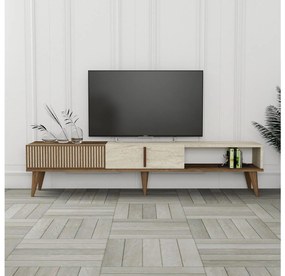 TV asztal/Szekrény Milhouse M2 (dió + travertin). 1102355