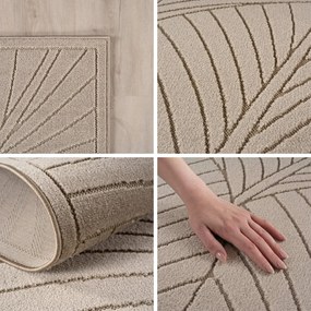 Bézs kültéri-beltéri futószőnyeg 80x250 cm Nova 1203 – Ayyildiz Carpets
