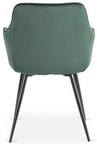 Zöld Bársony Étkezőszék. MODESTO