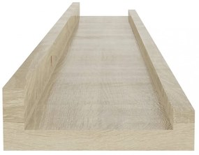 4 db sonoma tölgy színű fali polc 60 x 9 x 3 cm