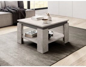 OLAF dohányzóasztal szürke beton/antracit