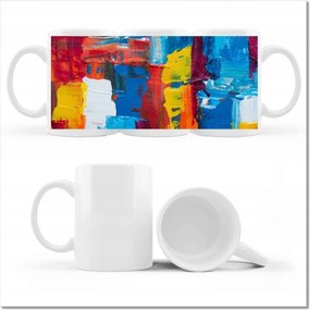 Kirk absztrakt nyomott mintás bögre