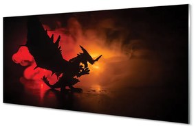 Akrilkép Fekete sárkány felhők 125x50 cm