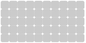 Square 50 db-os matt üvegmatrica szett - Ambiance