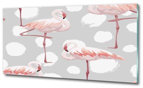 Üvegkép Flamingók osh-114969218