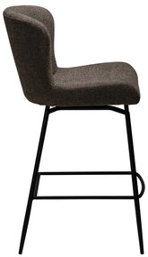 Barna kárpitozott bárszék (ülésmagasság 67,5 cm) Glam – DAN-FORM Denmark