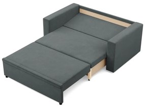 Zeus kanapé, bársony, hab töltet, egyenes kartámasz, szürke