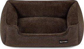 Kutyaágy, kivehető huzattal, L-es méret, barna | FEANDREA