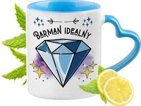 Csaposnak Kék Bögre Szív Alakú Füllel Ajándék