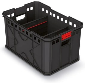 Kistenberg Moduláris szállítódoboz X BLOCK PRO fekete 536x354x300