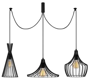 Csillár zsinóron MEZOPOTAMYA 3xE27/40W/230V pók