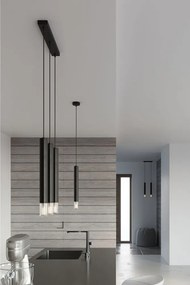 Fekete fém függőlámpa ø 8 cm Vittoria – Sollux