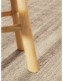 Szürkésbarna juta kerek szőnyeg ø 200 cm Bouclé Jaipur – Hanse Home