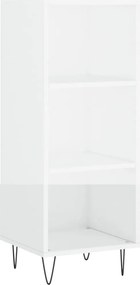 vidaXL magasfényű fehér szerelt fa tálalószekrény 34,5 x 32,5 x 90 cm