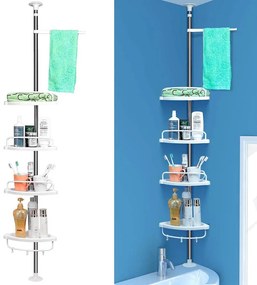 Teleszkópos fürdőszobapolc