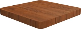 vidaXL sötétbarna kezelt tömör tölgyfa négyzet asztallap 40x40x4cm