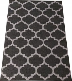 Marokkó szőnyeg grafit sötétszürke 200x300 cm