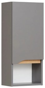 Szürke függő fürdőszoba szekrény 30x70 cm Set 357 - Pelipal