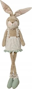 Hölgy Nyuszi sárgarépával ülő dekoráció Nagy tavasz Húsvét 180cm