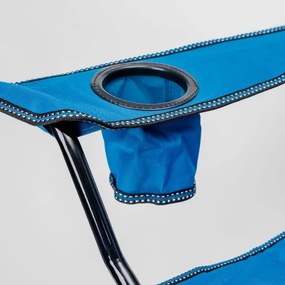 Összecsukható kempingszék kék