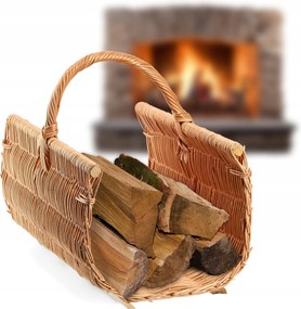 Fonott Kosár Kandalló Fa Tűzifa Tároló Kosár Kandallóhoz Erős