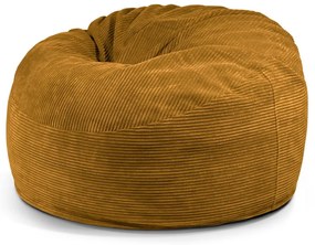 Mustársárga kordbársony babzsákfotel Om 110 – SLOWDOWN