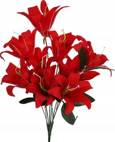 Csokor 10 Liliom Piros művirág liliom