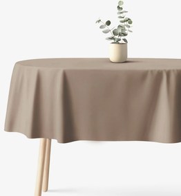 Goldea ovális pamut terítő - kávébarna 120 x 200 cm