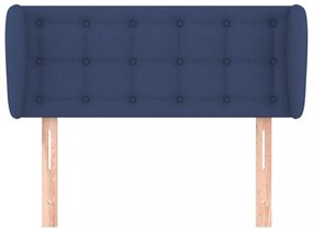 kék szövet fejtámla 103x23x78/88 cm