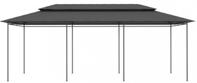 antracitszürke pavilon 600 x 298 x 270 cm