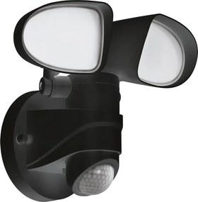EGLO 98176 PAGINO Fali Lámpa Mozgásérzékelővel Fekete LED IP44