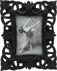 Képkeret fekete tömör 10x15