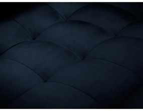 Santo kék bársonykanapé, 219 cm - Milo Casa