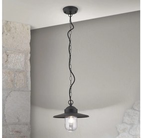 Orion AL 11-1318 - Kültéri függeszték EDWARD 1xE27/60W/230V IP44 fekete