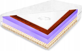 H3 H4 Habszivacs matrac 90x180 Latex Visco kókusz légáteresztő 23cm habszivacs