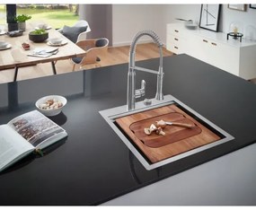 GROHE 31379DC0 - K7 konyhai csaptelep, rozsdamentes acél