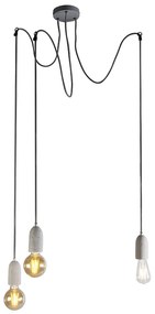 Ipari lógólámpa szürke beton - Cava 3